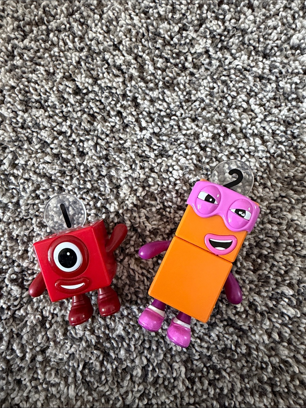 Hand2Mind Number Block friends numbers 1 and 2